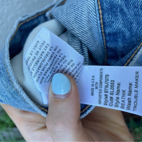 SLVRLAKE Beatnik High Rise Slim Jean in Trouble Maker New with Tags! - Picture 9 of 10